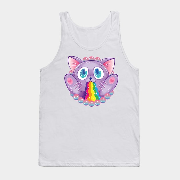 Rainbow Kitty Tank Top by SynderellaCharms